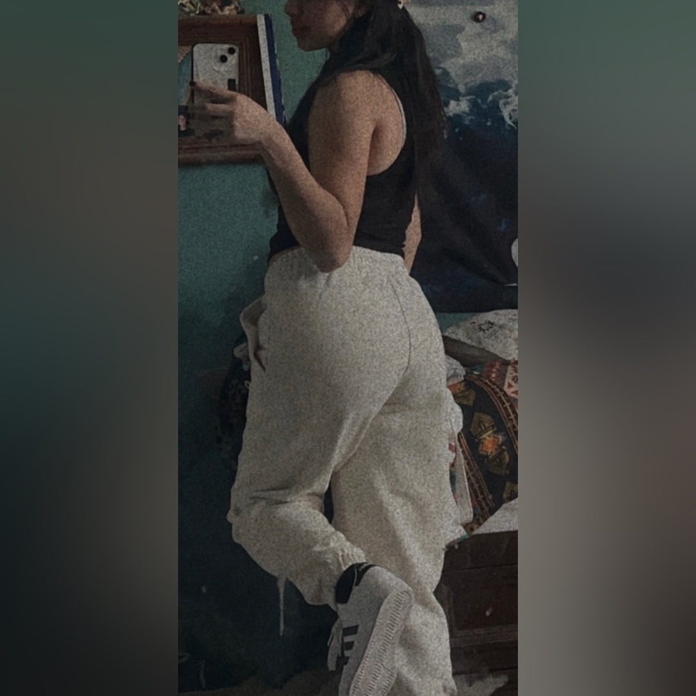 White Puma sweats size small